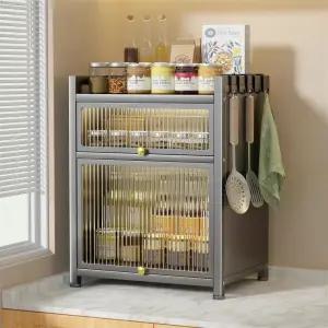 주방 미니 수납장 그릇장식장 다용도 보관 진열장