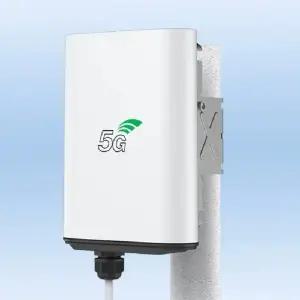 장거리 가정용 FWA 5G LTE 셀룰러 무선 라우터 방수 5G 야외 CPE SIM 카드 포함 NSASA 네트워크