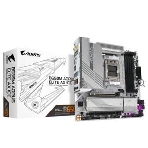 B650M AORUS ELITE AX DIY 컴퓨터 메인보드 스몰 아이스 스컬프처 DDR5는 AMD R5-7600X CPU를 지원합니다