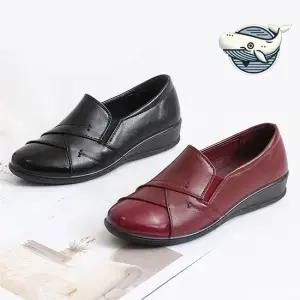 모던 캐주얼 여성 키높이 로퍼 부드러운 유광 여성로퍼 로퍼 털로퍼 단화 로퍼힐 겨울로퍼