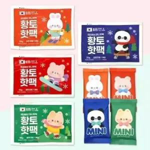 팬시로비 미니 포켓타입 황토핫팩 40개입 / 온열팩 9시간 지속 국내생산