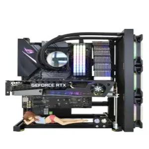 PC 박스 메인보드 컴퓨터 케이스 오픈형 수냉식 본체