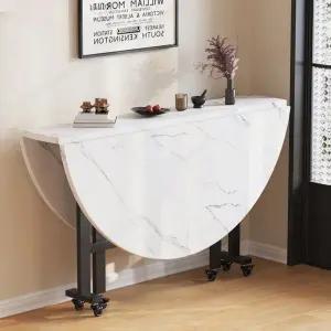 원형 접이식 테이블 테이블식탁 세트 반원 원탁 멀티 식탁