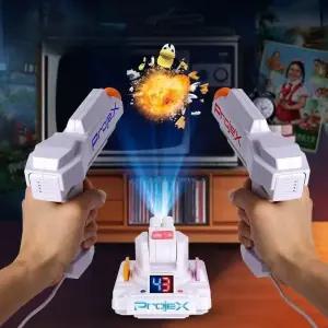 빔프로젝트게임기 프로젝션 총 놀이용 즐겨라 슈팅게임