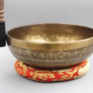 대형 싱잉볼 수양 스트레스 차임 요가 무게 노래 공명