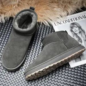 남성 따뜻한 발목 털부츠 1P 캐주얼 겨울 방한 신발 앵클털부츠 털숏부츠 패션털부츠