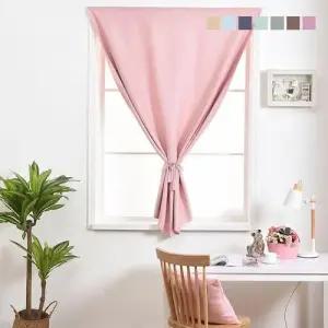 암막 커튼 무타공 부착식 창문커텐 2종 세트 WFLHYP4