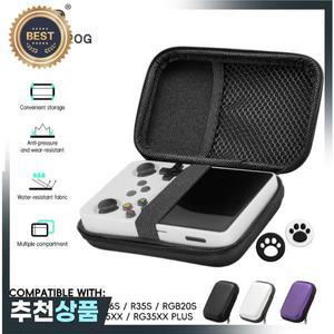 데이터 프로그 레트로 비디오 게임 가방 EVA 커버 케이스 RG35XX R35S Miyoo Mini Plus 보호 가방