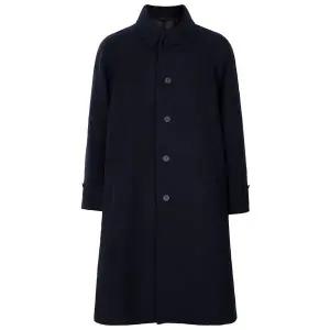 캡틴선샤인 25FW 네이비 엄브렐라 울 알파카 코트 KS25FCO04