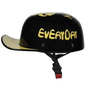 스냅백 헬멧 반모 클래식 더 유광 바이크 블랙