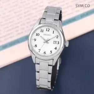 세이코 SUR465P1 모던 클래식 아날로그 사파이어 캐쥬얼 정장 여자 메탈 시계 d