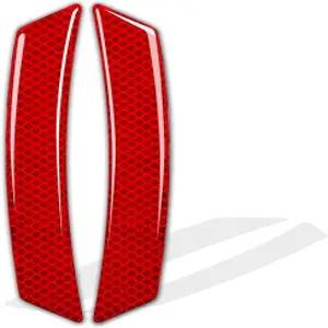 뮤크즈루 자동차 반사 트림 사이드 마커 스티커 SUV 픽업트럭 휠 웰 아치 또는 범퍼 펜더용 외장 액세서리