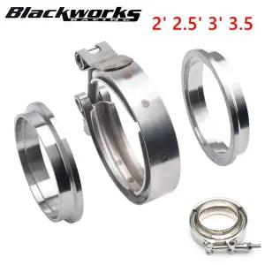 남성 여성 플랜지 키트가있는 V-밴드 클램프 터보 다운 파이프 웨이스트 게이트 V-밴드 터보 배기 파이프