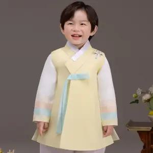 QT922-한울라임 남아한복 아동한복