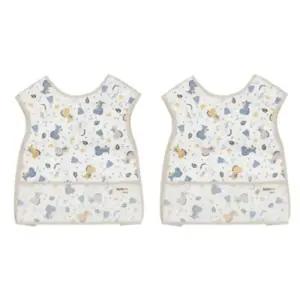 리에또 유아 방수 턱받이 조끼형 자기주도 연습 X2