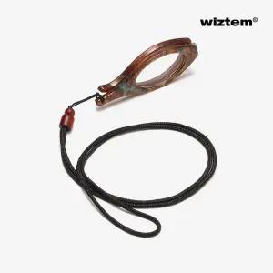 위즈템 휴대용 돋보기목걸이 접이식 패션 루페 확대경 부모님선물 용돋보기 LED 노안 폴딩