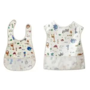 리에또 유아 방수 턱받이 조끼 세트 어린이집 준비물