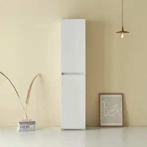 [우아미가구]파준빈 멀티 400 틈새 수납장 도어형