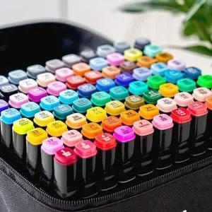 80색 스케치 사인펜 마카 드로잉 트윈 미술용