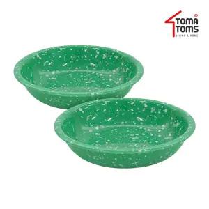 [토마톰스]뉴트로 도자기 분식그릇 면기 x 2인