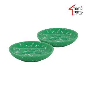 [토마톰스]뉴트로 도자기 분식그릇 소스종지 x 2인