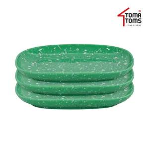 [토마톰스]뉴트로 도자기 분식그릇 떡볶이접시 x 3인