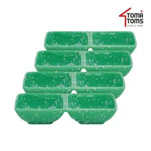 [토마톰스]뉴트로 도자기 분식그릇 나눔 소스종지 x 4개