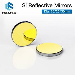 레이저 조각사 금도금 실리콘 반사경 렌즈 직경을 위한 Fonland Co2 Si 거울 19 20 25 30 38.1mm