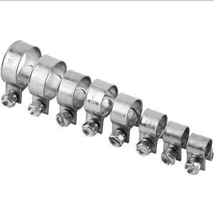 10개 304 스테인리스 스틸 미니 연료 분사 호스 클램프 조절식 파이프 클립 튜브 세트 가스 라인 6-20mm