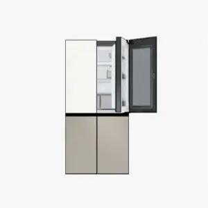 [삼성물류설치] 오토오픈도어 1등급 비스포크AI 5도어 냉장고 RM80F91M1XJ 새틴화이트+베이지 [로얄] 삼성AS 전지역 지정일 폐가전 사다리