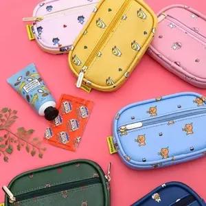 카카오프렌즈 귀여운 동전 가죽 파우치 지갑 미니지갑 미니동전지갑