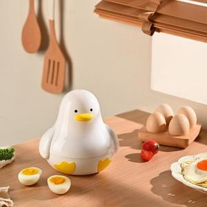 14 계란 만화 오리 모양 전자레인지 계란찜기 보일러 조리기구 간편 빠른 단반숙 조리 도구 액세서리