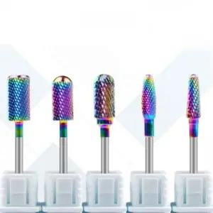 [하프클럽/]09FARM 네일 드릴비트 텅스텐 레인보우 5PCS 1세트