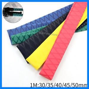 안티 슬립 열 수축 튜브 낚시대 랩 30 35 40 45 50mm DIY 전기 절연 방수 미끄럼 방지 핸들 라켓 그립 슬리