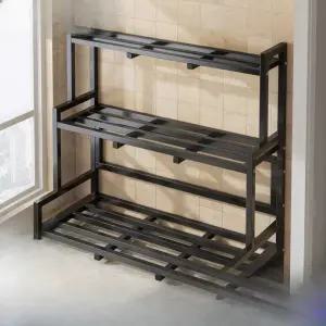 스텐 화분 진열대 발코니 다층 베란다 선반