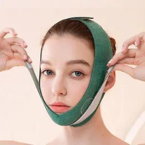 [하프클럽/]브이라인 리프팅 마스크밴드 턱살 볼살 이중턱 각진턱