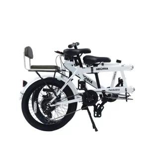 접이식 2인용자전거 커플 오렌지 관광지 패밀리