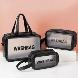 [셀러에이드]세면백 투명 방수 파우치 세면도구백