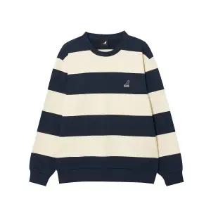 [롯데백화점]캉골 볼드 스트라이프 스웨트셔츠 1785 네이비