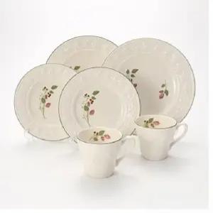 Wedgwood 웨지우드 페스티비티 라즈베리 6P 접시 머그 세트