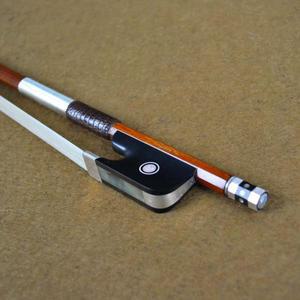 952C 4/4 사이즈 투르테 마스터 페르남부코 첼로 활 흑단 개구리 순은 장착 천연 화이트 말헤드 부품 액세