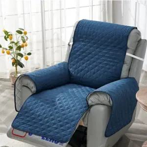 리클라이너 소파 커버 팔걸이형 퀼팅 방수 1인용 소파 커버 안감 덮개 패드 의자 안마