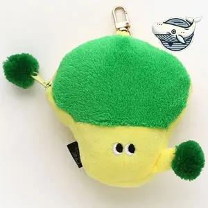 [하프클럽/]브로콜리 모양 소형 파우치 동전 수납 용기