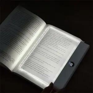 LED 충전식 북라이트 눈 보호 플랫 패널 북마크 야간