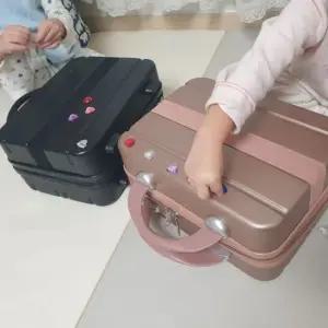 로즈골드 미니캐리어 레디백 레디백 작은캐리어 미니트렁크 미니캐리어 소형캐리어