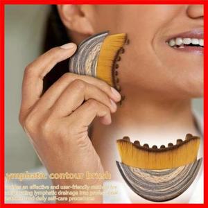 얼굴 윤곽 및 림프 배수를 위한 페이셜 마사지 브러시 붓기 완화 얼굴 도구로 빛나는 피부 및 턱선 조형