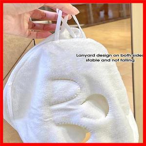 냉온 찜질용 얼굴 수건 습식 찜질용 얼굴 수건 온찜질용 얼굴 수건 귀걸이형 부드럽고 피부 친화적인 스팀