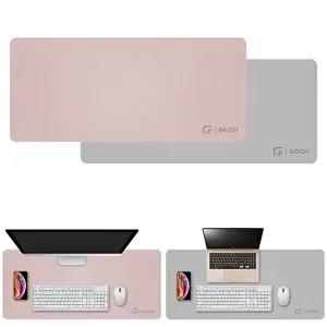 고품질 GOON 대형 가죽 장패드 (핑크.그레이) (MP-940) 장패드 대형마우스패드 컴퓨터마우스패드 WFIY73N