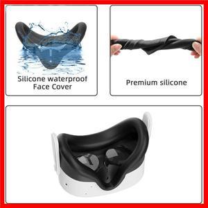 새로운 내구성 소프트 팩 5개의 실리콘 보호 커버 세트 메타 퀘스트 3S 커버 키트용 VR 액세서리 크리스마