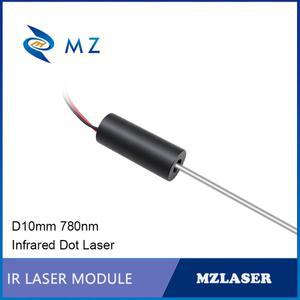 컴팩트 적외선  레이저 다이오드 모듈 780nm D12mm 50mW 100mW 3V 5V 12V 24V 고정밀 산업용 스팟